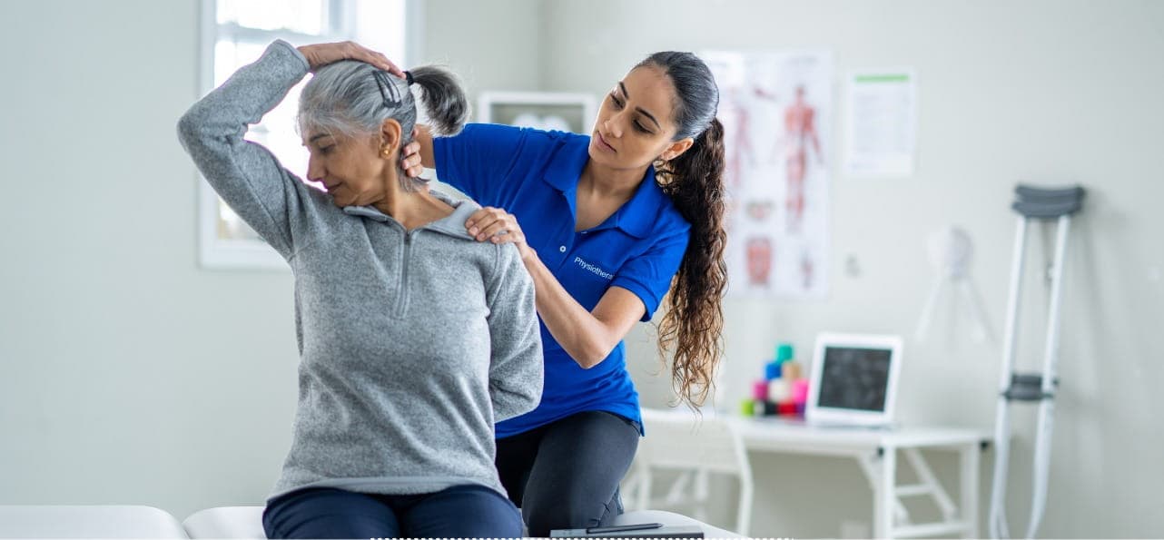 Physiotherapy Treatment focused on pain relief and improved body mobility.